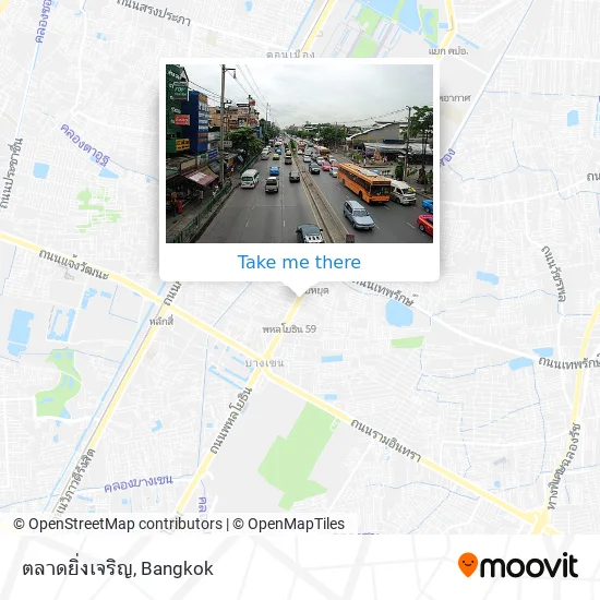 ตลาดยิ่งเจริญ map