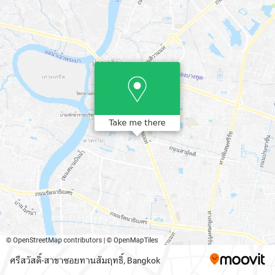 ศรีสวัสดิ์-สาขาซอยทานสัมฤทธิ์ map