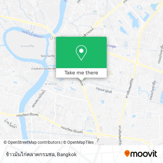 ข้าวมันไก่ตลาดกรมชล map