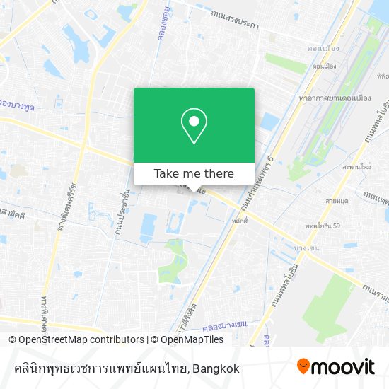 คลินิกพุทธเวชการแพทย์แผนไทย map