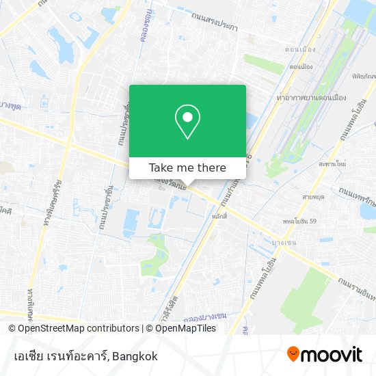 เอเซีย เรนท์อะคาร์ map