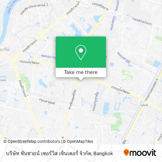 บริษัท ซันชายน์ เซอร์วิส เซ็นเตอร์ จำกัด map