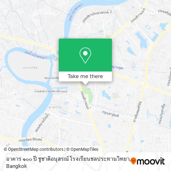 อาคาร ๑๐๐ ปี ชูชาติอนุสรณ์ โรงเรียนชลประทานวิทยา map