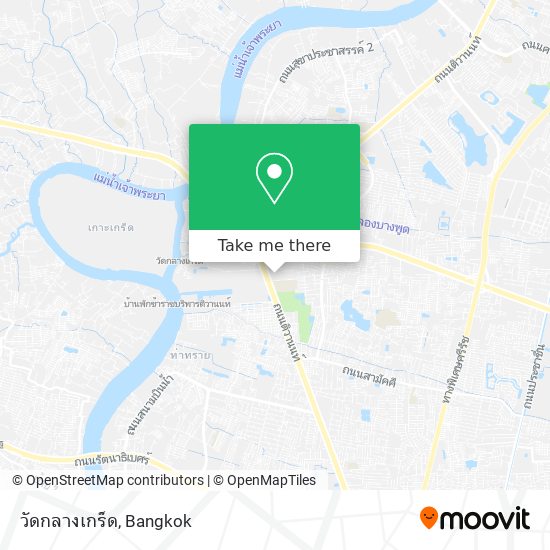 วัดกลางเกร็ด map