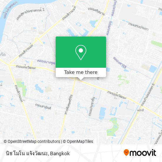 นิช โมโน แจ้งวัฒนะ map