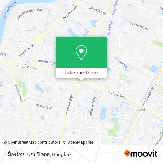 เมืองไทย แคปปิตอล map