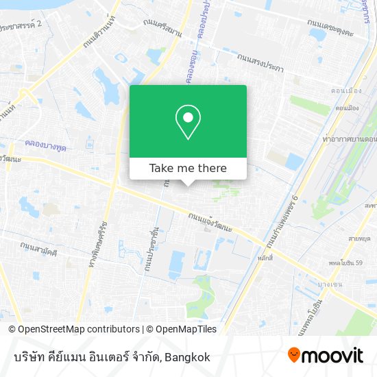บริษัท คีย์แมน อินเตอร์ จำกัด map