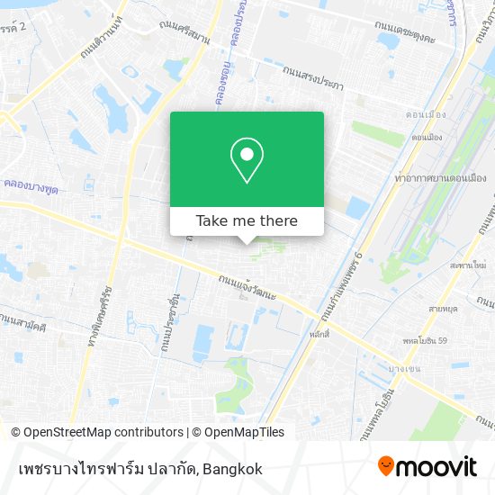 เพชรบางไทรฟาร์ม ปลากัด map