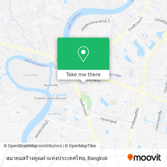สมาคมสร้างคุณค่าแห่งประเทศไทย map