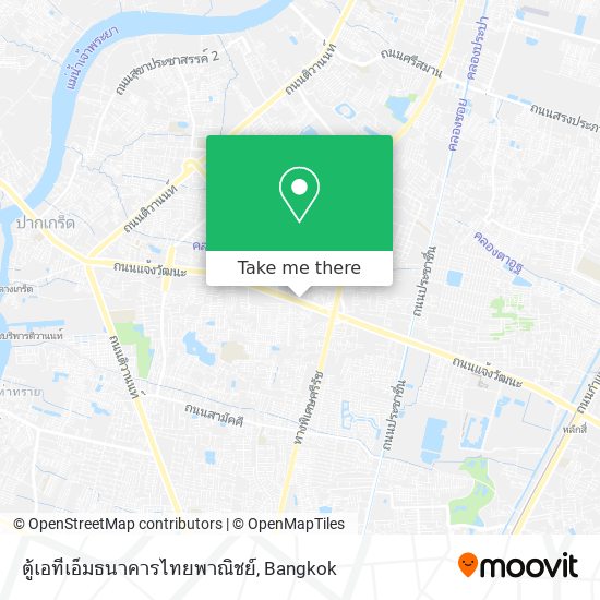 ตู้เอทีเอ็มธนาคารไทยพาณิชย์ map