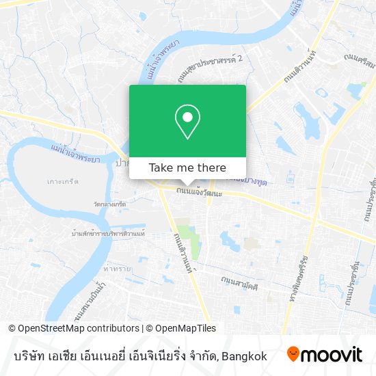 บริษัท เอเชีย เอ็นเนอยี่ เอ็นจิเนียริ่ง จำกัด map