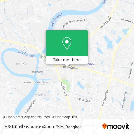 ทริปเปิลที บรอดแบนด์ จก บริษัท map