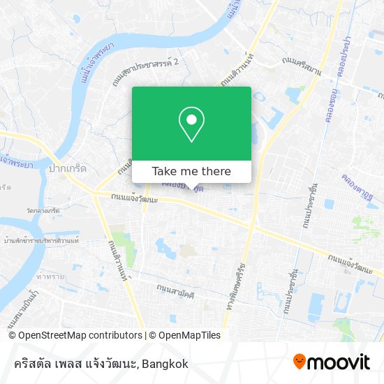 คริสตัล เพลส แจ้งวัฒนะ map