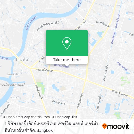 บริษัท เคอรี่ เอ็กซ์เพรส-รีเทล เซอร์วิส พอยท์ เดอร์ม่า อินโนเวชั่น จํากัด map