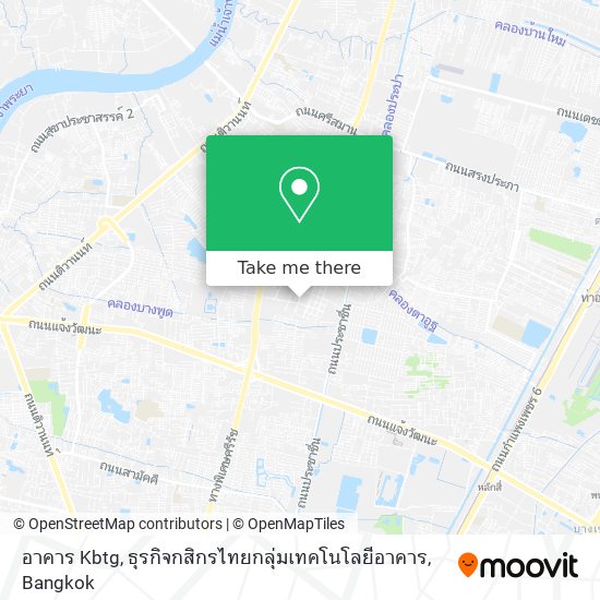 อาคาร Kbtg, ธุรกิจกสิกรไทยกลุ่มเทคโนโลยีอาคาร map