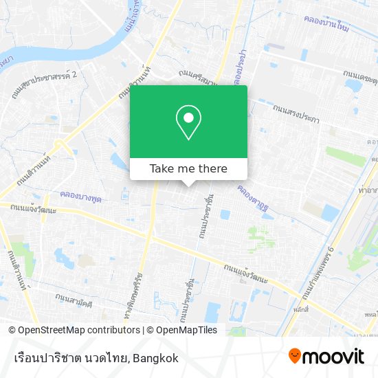 เรือนปาริชาต นวดไทย map