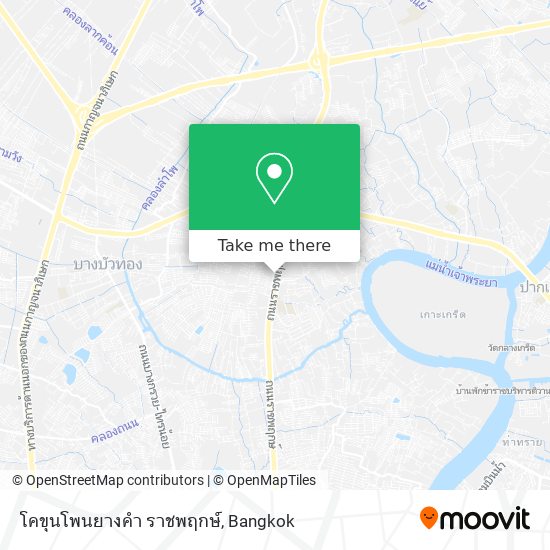 โคขุนโพนยางคำ ราชพฤกษ์ map