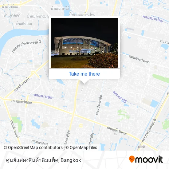 ศูนย์แสดงสินค้าอิมแพ็ค map