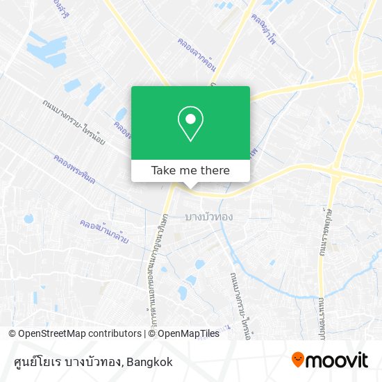 ศูนย์โยเร บางบัวทอง map