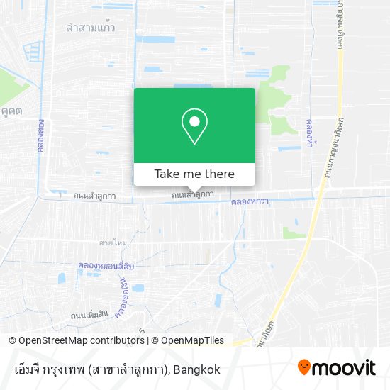 เอ็มจี กรุงเทพ (สาขาลำลูกกา) map