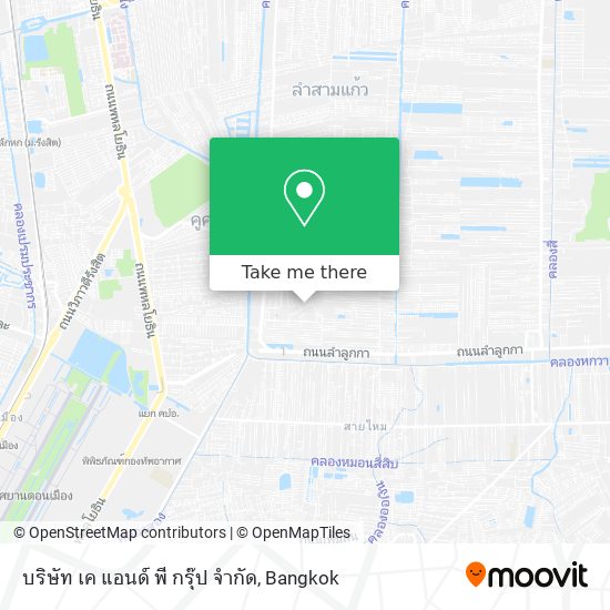 บริษัท เค แอนด์ พี กรุ๊ป จำกัด map