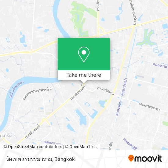 วัดเทพสรธรรมาราม map