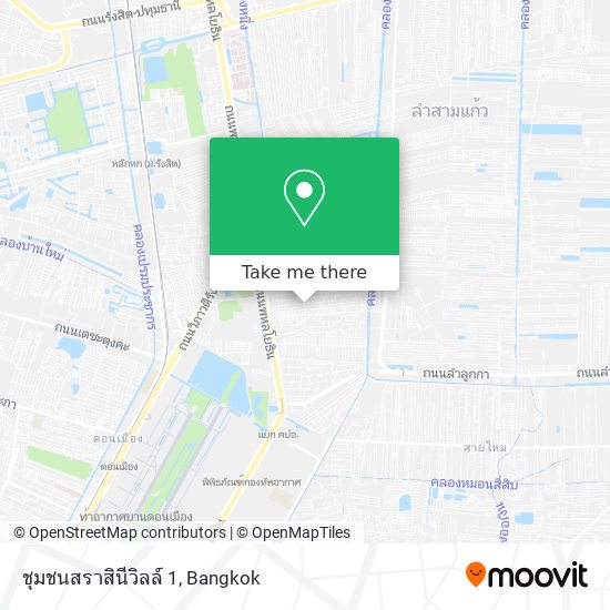 ชุมชนสราสินีวิลล์ 1 map