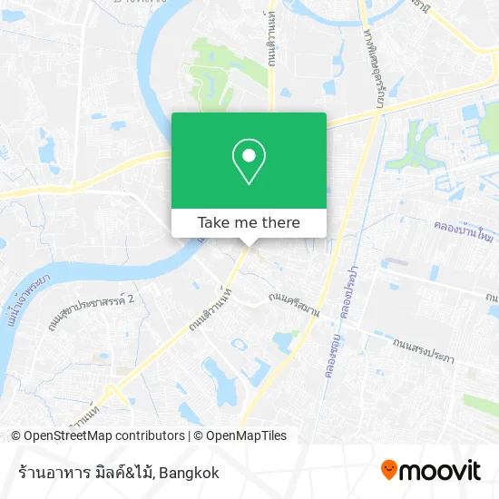 ร้านอาหาร มิลค์&ไม้ map