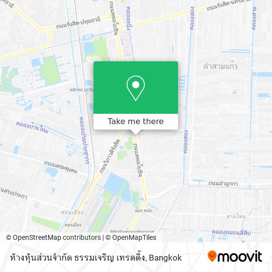 ห้างหุ้นส่วนจำกัด ธรรมเจริญ เทรดดิ้ง map