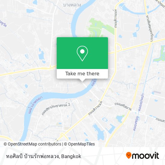 หอศิลป์ บ้านรักพ่อหลวง map