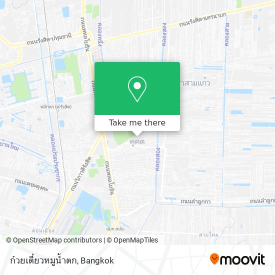 ก๋วยเตี๋ยวหมูน้ำตก map