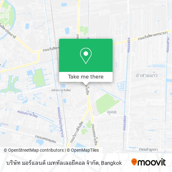 บริษัท มอร์แลนด์ เมททัลเลอยีคอล จำกัด map