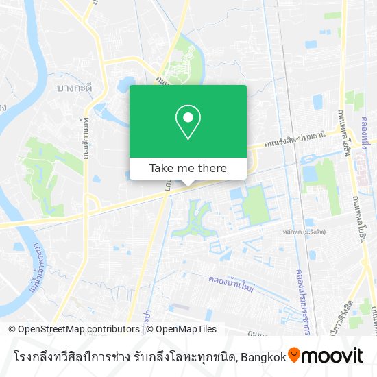 โรงกลึงทวีศิลป์การช่าง รับกลึงโลหะทุกชนิด map