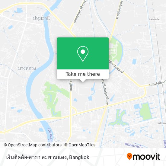 เงินติดล้อ-สาขา สะพานแดง map