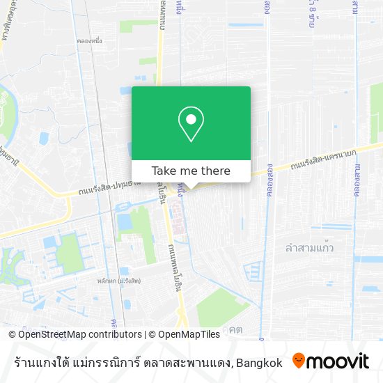 ร้านแกงใต้ แม่กรรณิการ์ ตลาดสะพานแดง map