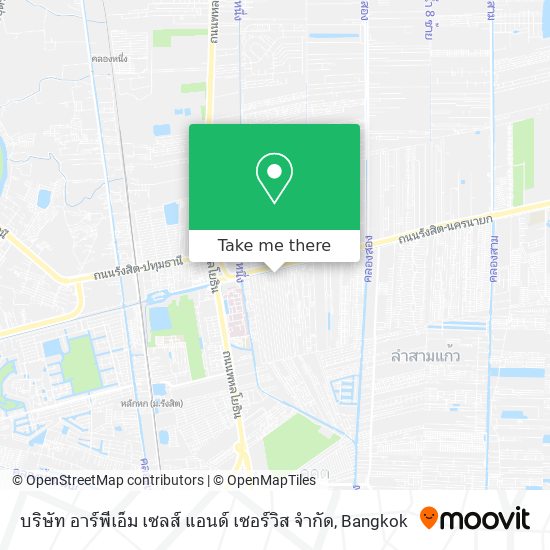 บริษัท อาร์พีเอ็ม เซลส์ แอนด์ เซอร์วิส จำกัด map