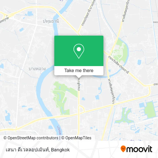 เสนา ดีเวลลอปเม้นท์ map