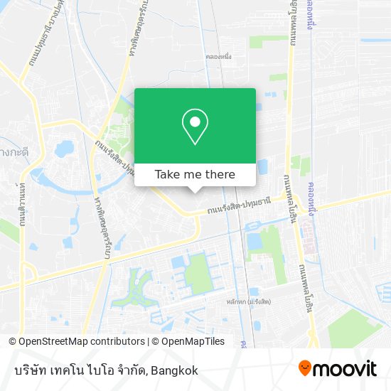 บริษัท เทคโน ไบโอ จำกัด map