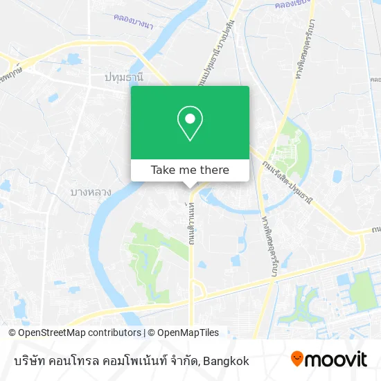 บริษัท คอนโทรล คอมโพเน้นท์ จำกัด map