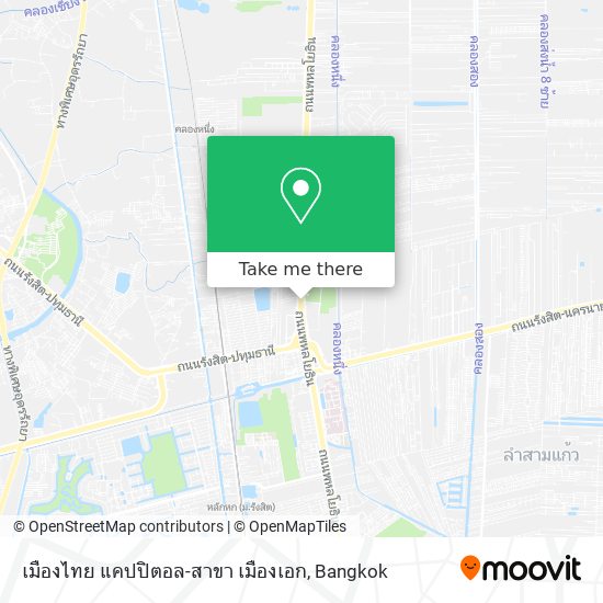 เมืองไทย แคปปิตอล-สาขา เมืองเอก map