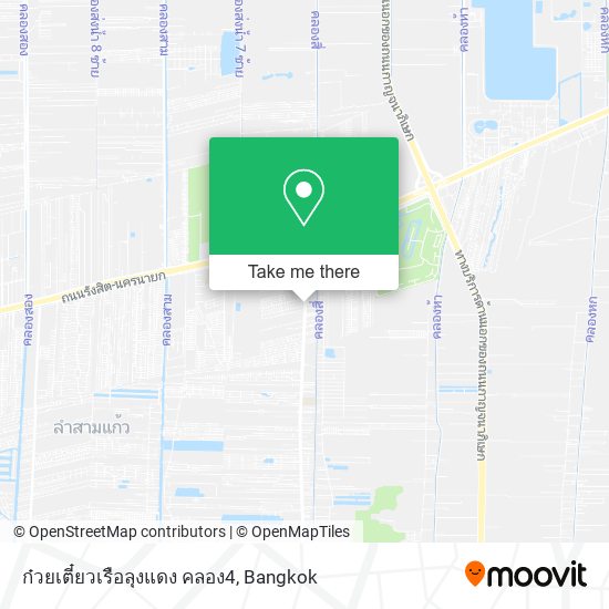 ก๋วยเตี๋ยวเรือลุงแดง คลอง4 map