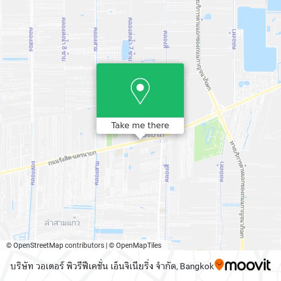 บริษัท วอเตอร์ พิวรีฟีเคชั่น เอ็นจิเนียริ่ง จำกัด map