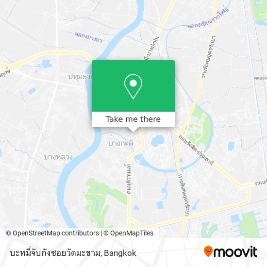 บะหมี่จับกังซอยวัดมะขาม map