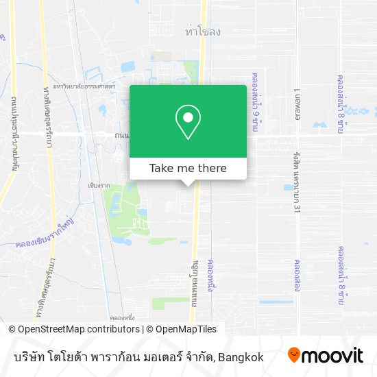 บริษัท โตโยต้า พาราก้อน มอเตอร์ จำกัด map