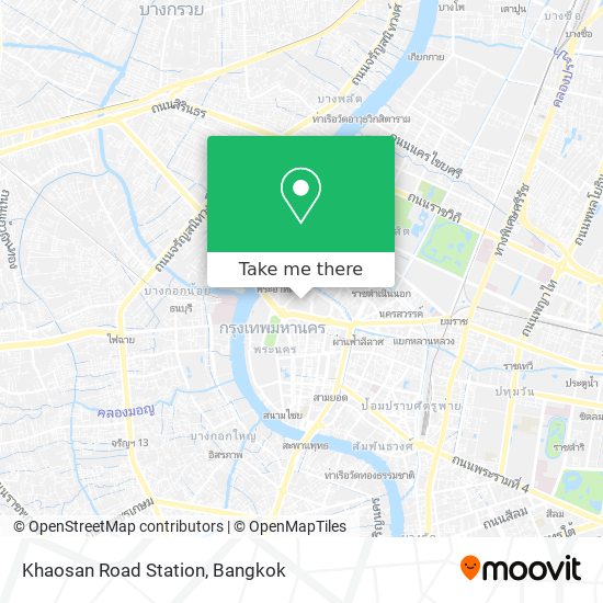 Khaosan Road Station map