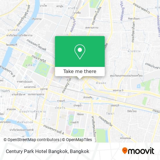 Century Park Hotel Bangkok map