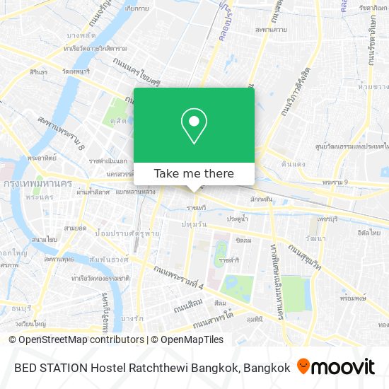 BED STATION Hostel Ratchthewi Bangkok map