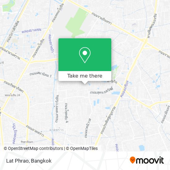 Lat Phrao map