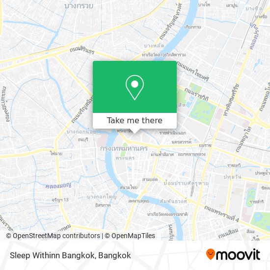 Sleep Withinn Bangkok map