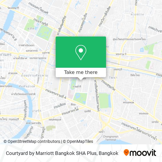 Courtyard by Marriott Bangkok SHA Plus map